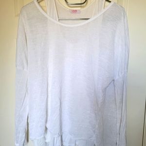 Scandal Made in Italy Basic Viscose Tank with Long Sleeve Cover